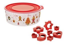 Guetzli-Box + Guetzli/Lebkuchen -Ausstecher *Tupperware* NEU