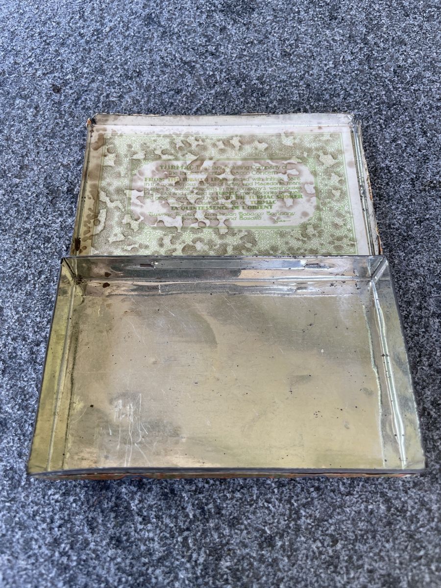 Barattoli: Antike Blechdose Turmac Tabak, Zigaretten, Reklame, Werbung – Usato da Winterthur venduto da cheerio97 4