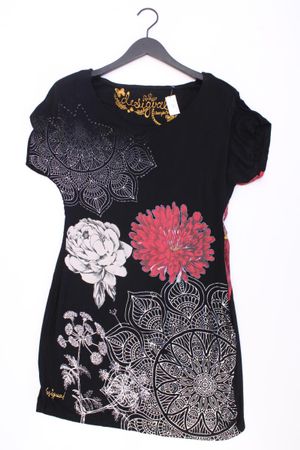 Desigual Kurzarmkleid Gr. 40 schwarz
