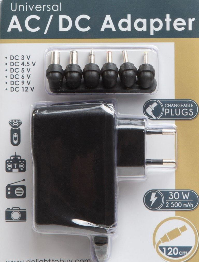 Laufwerke & Adapter: Multi-Stecker-Netzgerät von 3-12V einstellbar / 2.5 Ampere – Neu und originalverpackt aus St. Gallen von schnaeppchen-preise 1