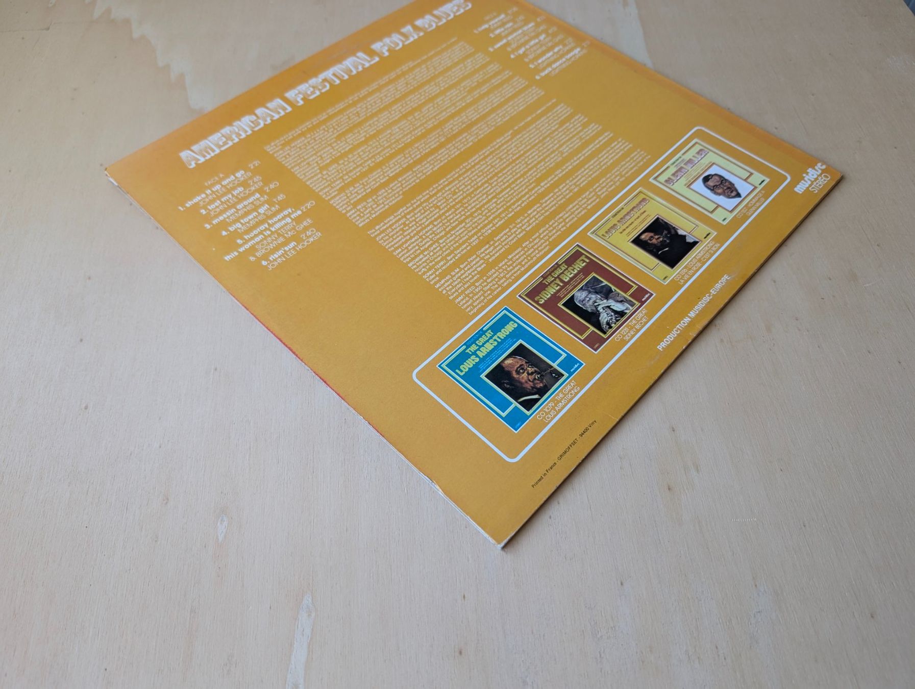 Dischi in vinile: American Festival Folk Blues – Usato da Ebikon venduto da kisuM 3