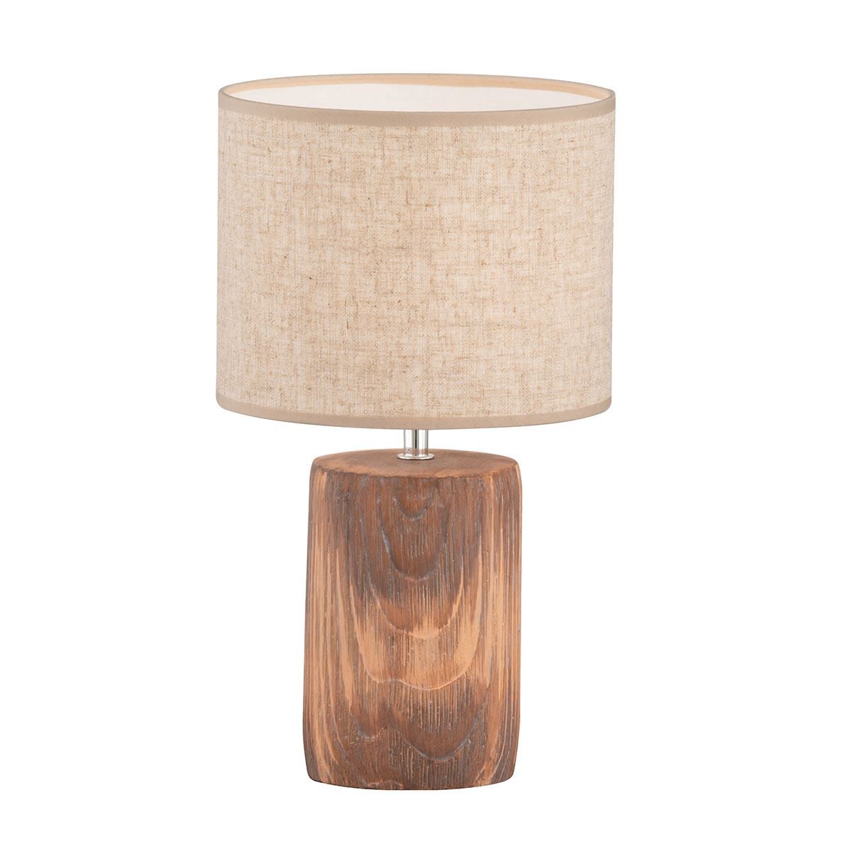 Lampade: Tischleuchte, Holzoptik, 43 cm Höhe – Nuovo (secondo la descrizione) da Kreuzlingen venduto da Smart-Light 1