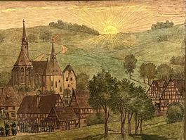 Peter Becker, deutscher Künstler | 1828–1904 Landschaft mit