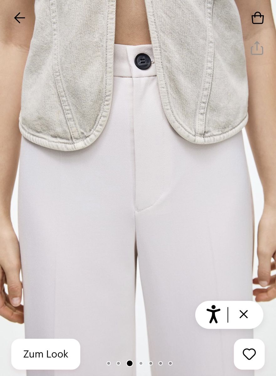 Pull&Bear Pantaloni: Stoffhose mit Straight-Leg – Nuovo e nell'imballaggio originale da Morbio Superiore venduto da mic_8qcl 2