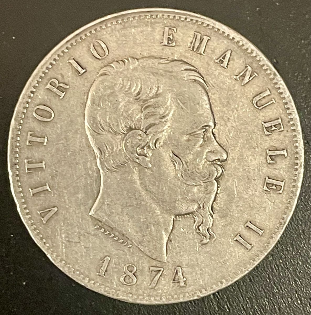 Tutti le monete: 5 LIRE 1874 SILVER COIN  – Usato da Troinex venduto da SilverBullion 1