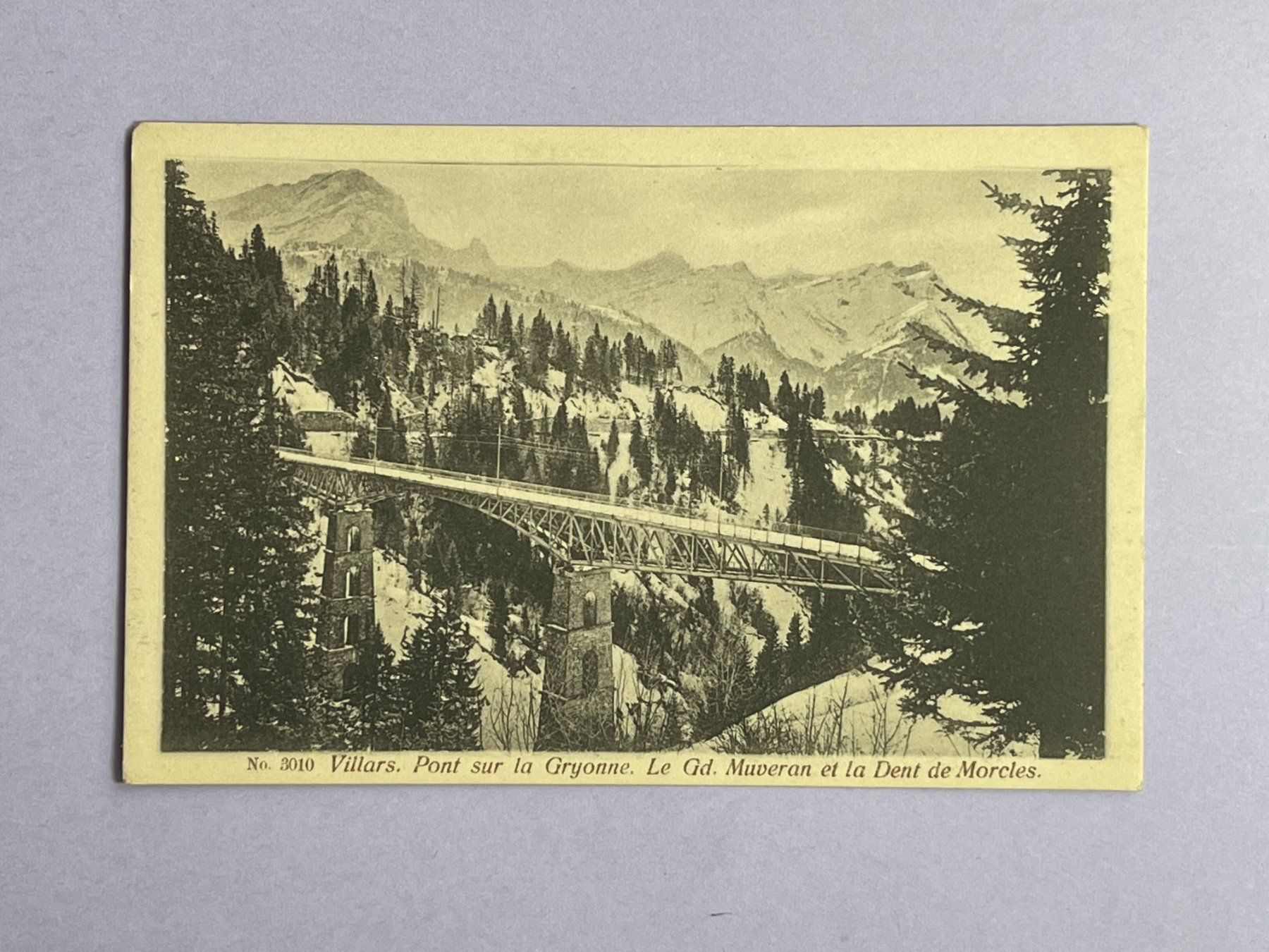 Ansichtskarten: Villars - Pont sur la Gryonne – Gebraucht aus Steg VS von danwer74