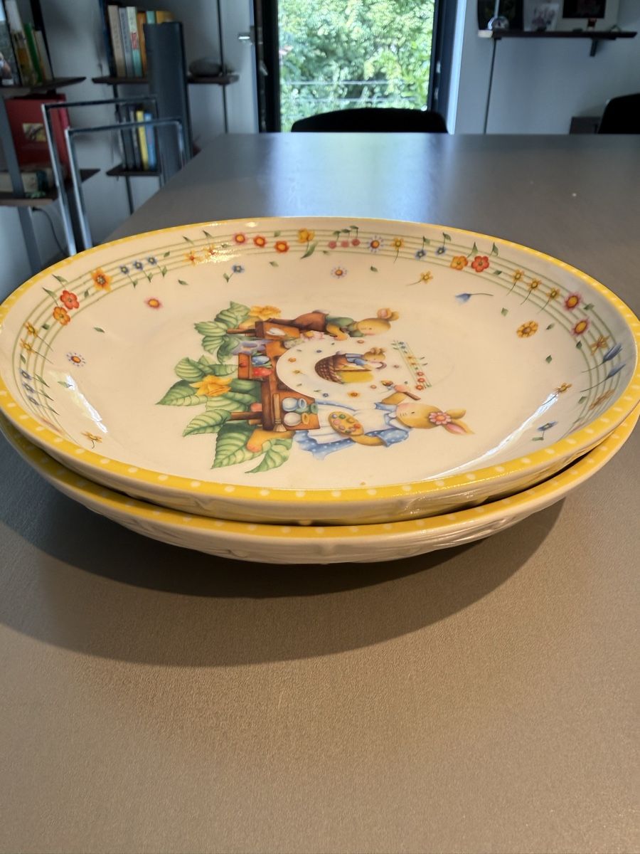 Villeroy & Boch Piatti: Villeroy & Boch Oster Kinderteller 2er Set  – Usato da Dübendorf venduto da KrisRoss 3