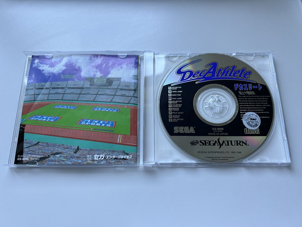 Sega Giochi: Decathlete Sega Saturn Spiel OVP – Usato da Belp venduto da retrovideogamers 1