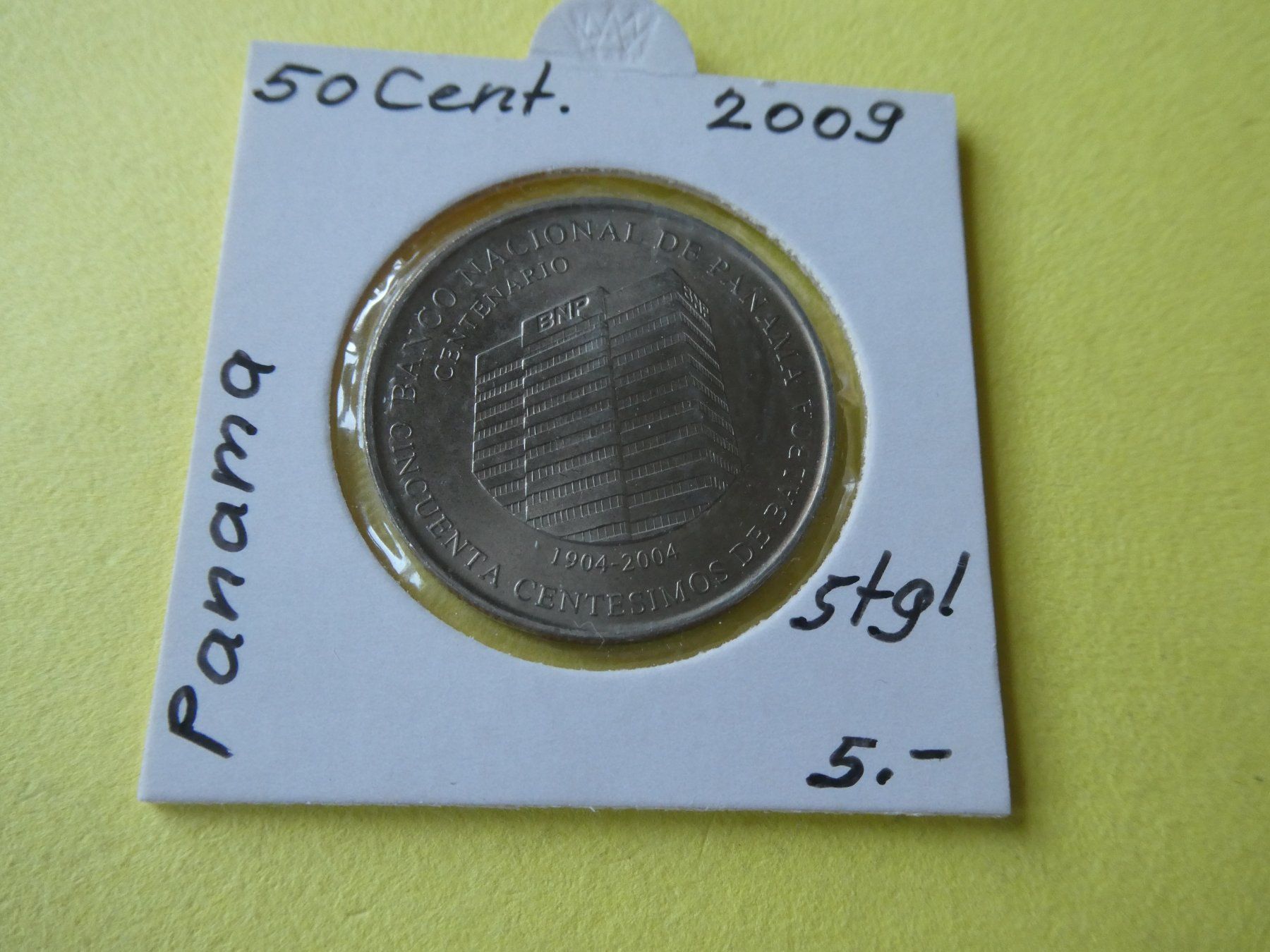 Tutti le monete: Panama 2009, 50 Centavos stgl. – Usato da Hinterforst venduto da Rohusri