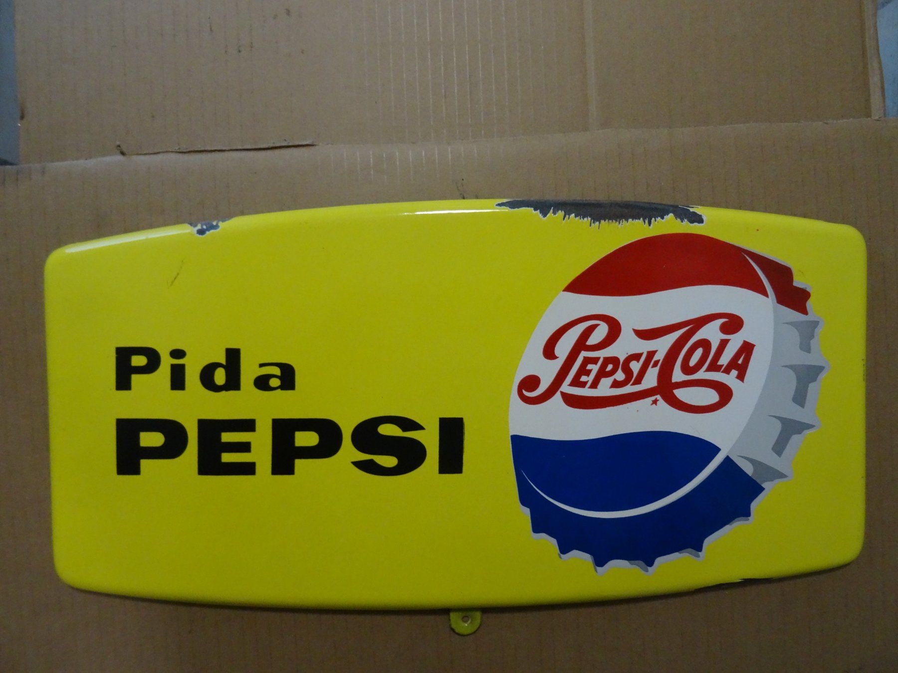 Pepsi Insegne: PEPSI Pida Cola  Emailschild – Usato da Niederbipp venduto da mission55impossibile