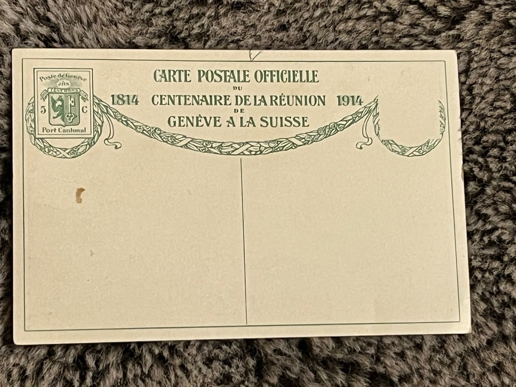 Ansichtskarten: Antike Postkarte 1914 ungelaufen – Gebraucht aus Zürich von engebrunau 1