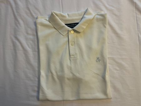 Herren Polo T-Shirt Marc O'Polo Gr. L Farbe weiss/eierschale
