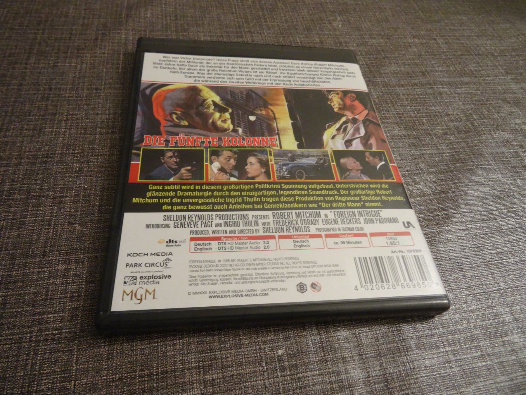 Tutti i DVDs: Die Fünfte Kolonne Blu-ray Robert Mitchum – Usato da Olten venduto da Disc-Verkauf 2