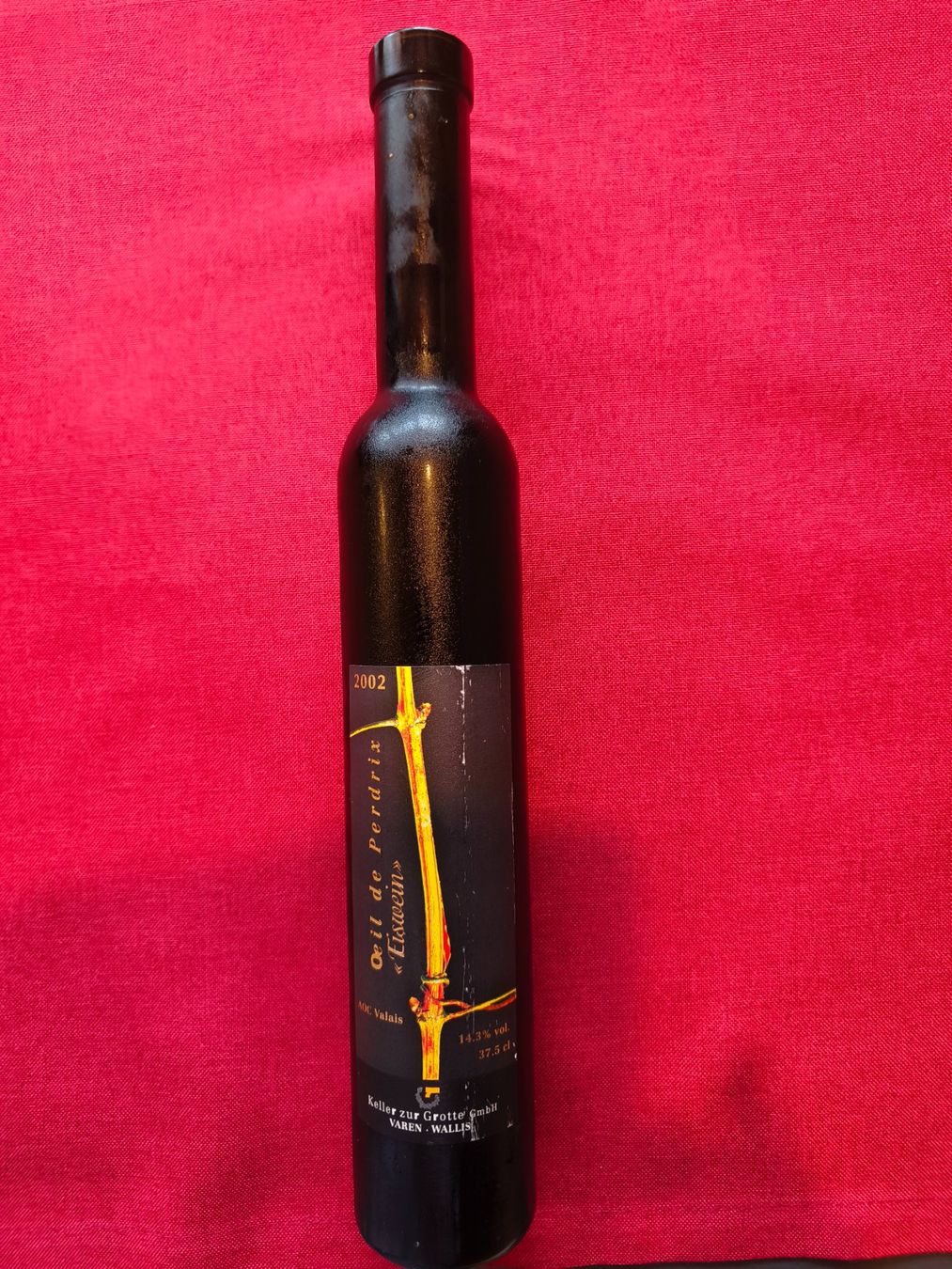 Vino: Oeil de Perdrix Eiswein 2002 Valois 37.5 cl – Nuovo e nell'imballaggio originale da Disentis/Mustér venduto da Tattl1977