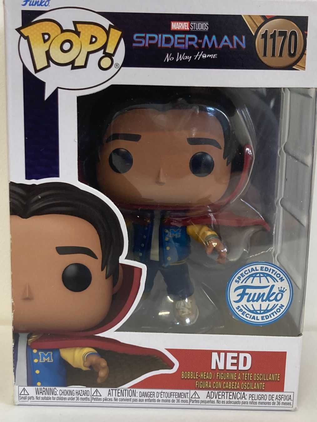 Funko Statuette: FUNKO POP! MARVEL 1170  NED - SPIDER MAN special edition – Nuovo (secondo la descrizione) da Vezia venduto da Aquarius_Age 1