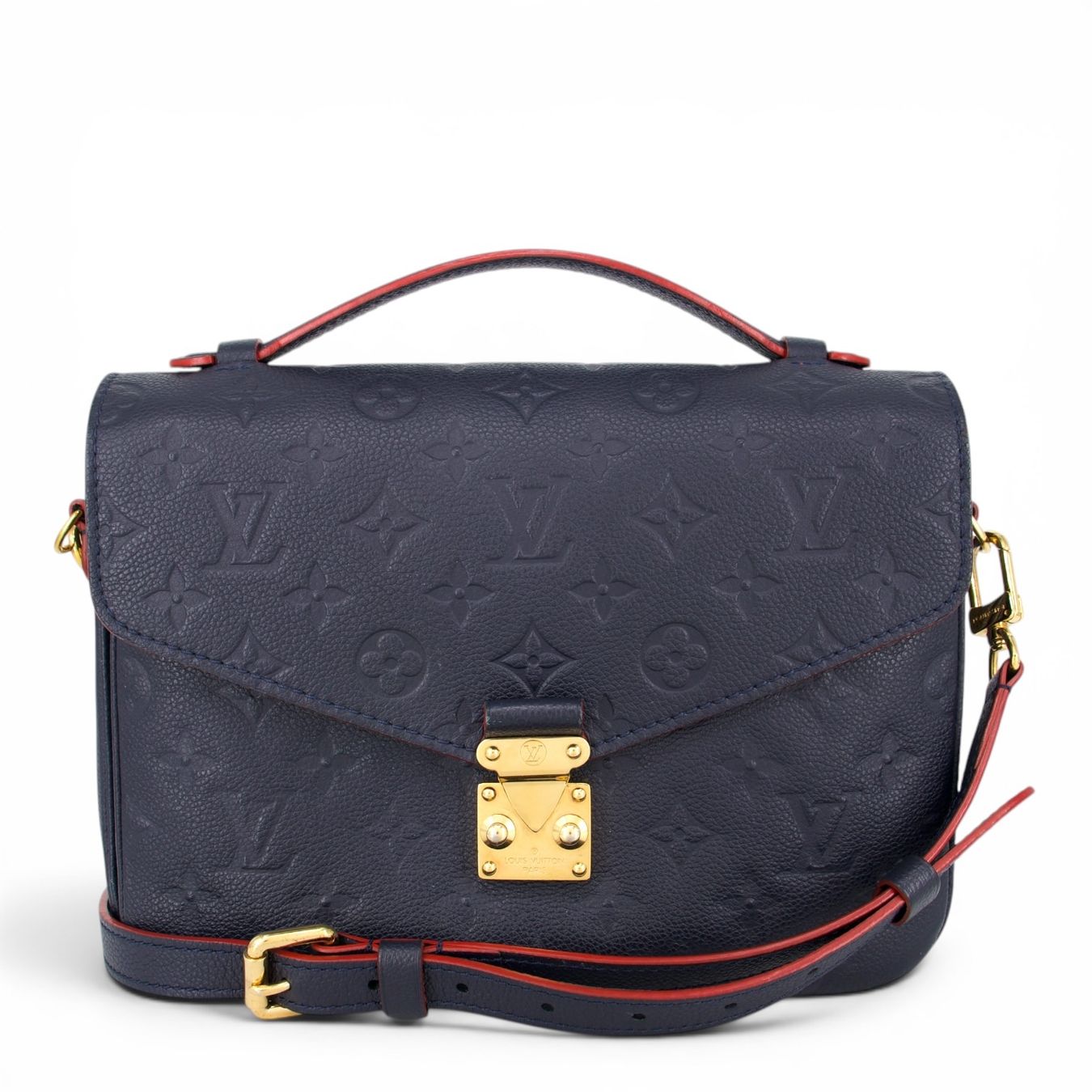 Louis Vuitton Borse da donna: Louis Vuitton Pochette Métis empreinte blau – Usato da Binningen venduto da Designerlabels