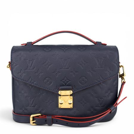 Louis Vuitton Pochette Métis empreinte blau