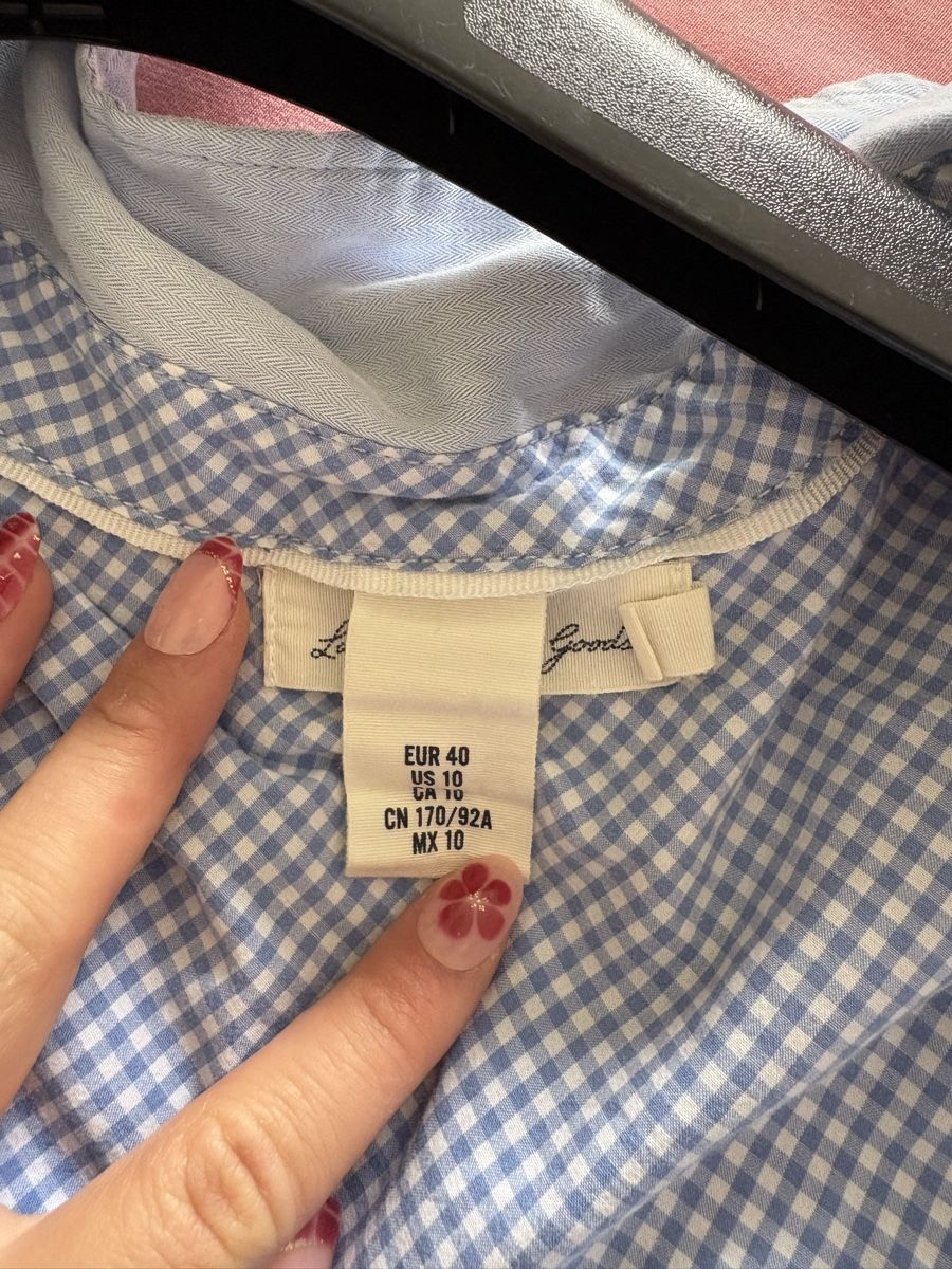 Camicette: Damen Bluse L.O.G.G. hellblau kariert Grösse 40 gebrauch – Nuovo (secondo la descrizione) da Schüpfen venduto da ani_gj8r 3