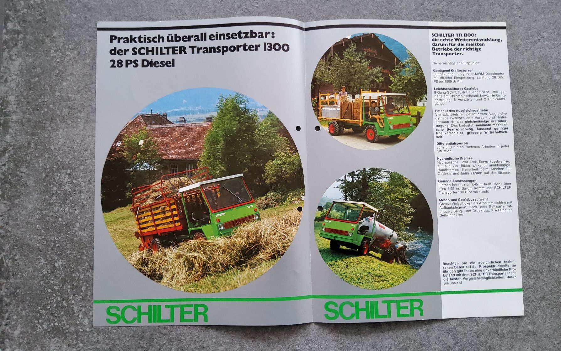 Schilter Documents: Schilter 1300 Transporter – D'occasion à Holziken par douglas70 1