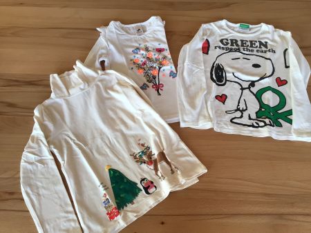 3 Langarmshirts Gr. 122