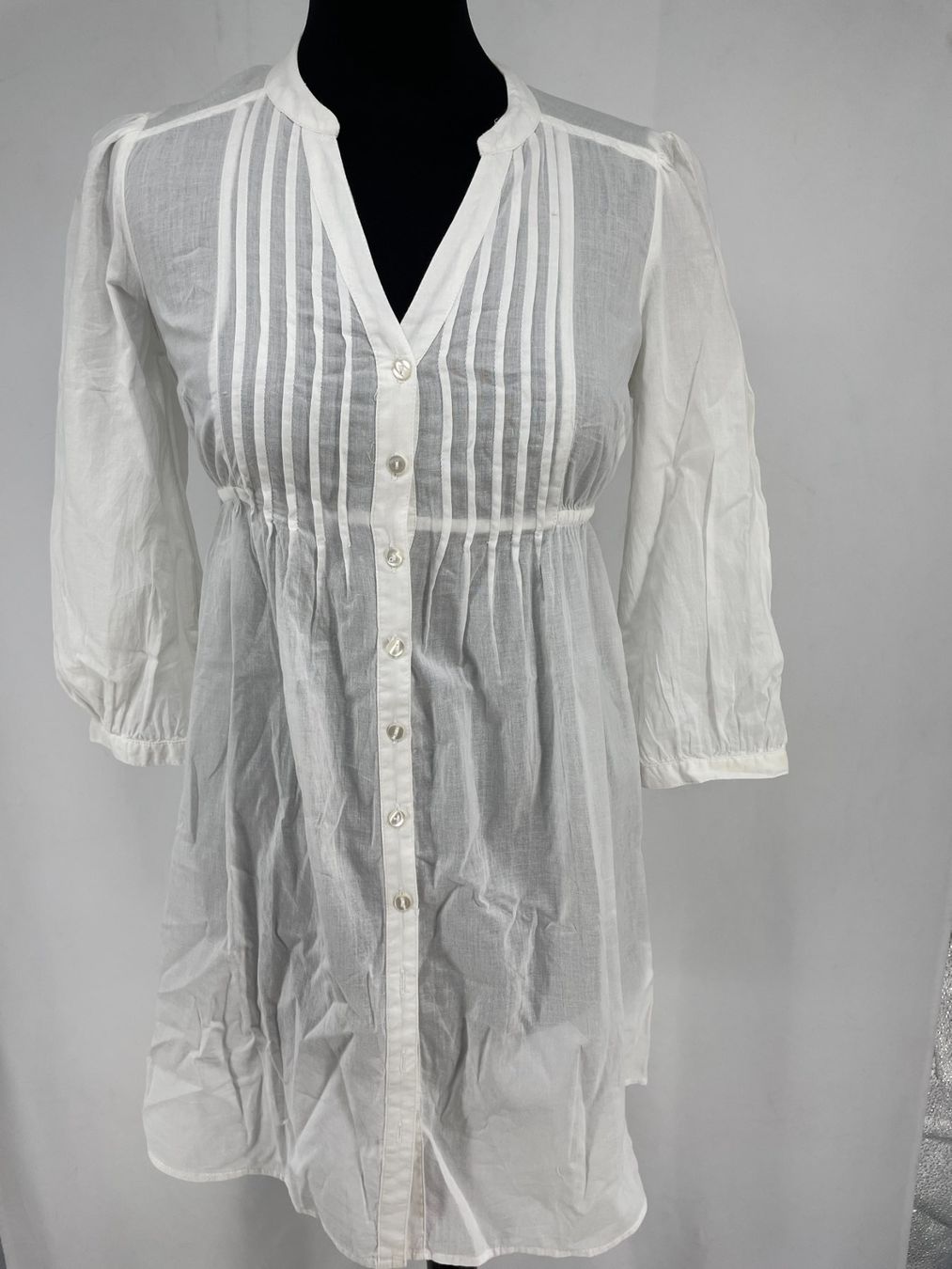 H&M Kleider: H&M Robe blanche – Gebraucht aus Lausanne von PlusValue_Lausanne 1
