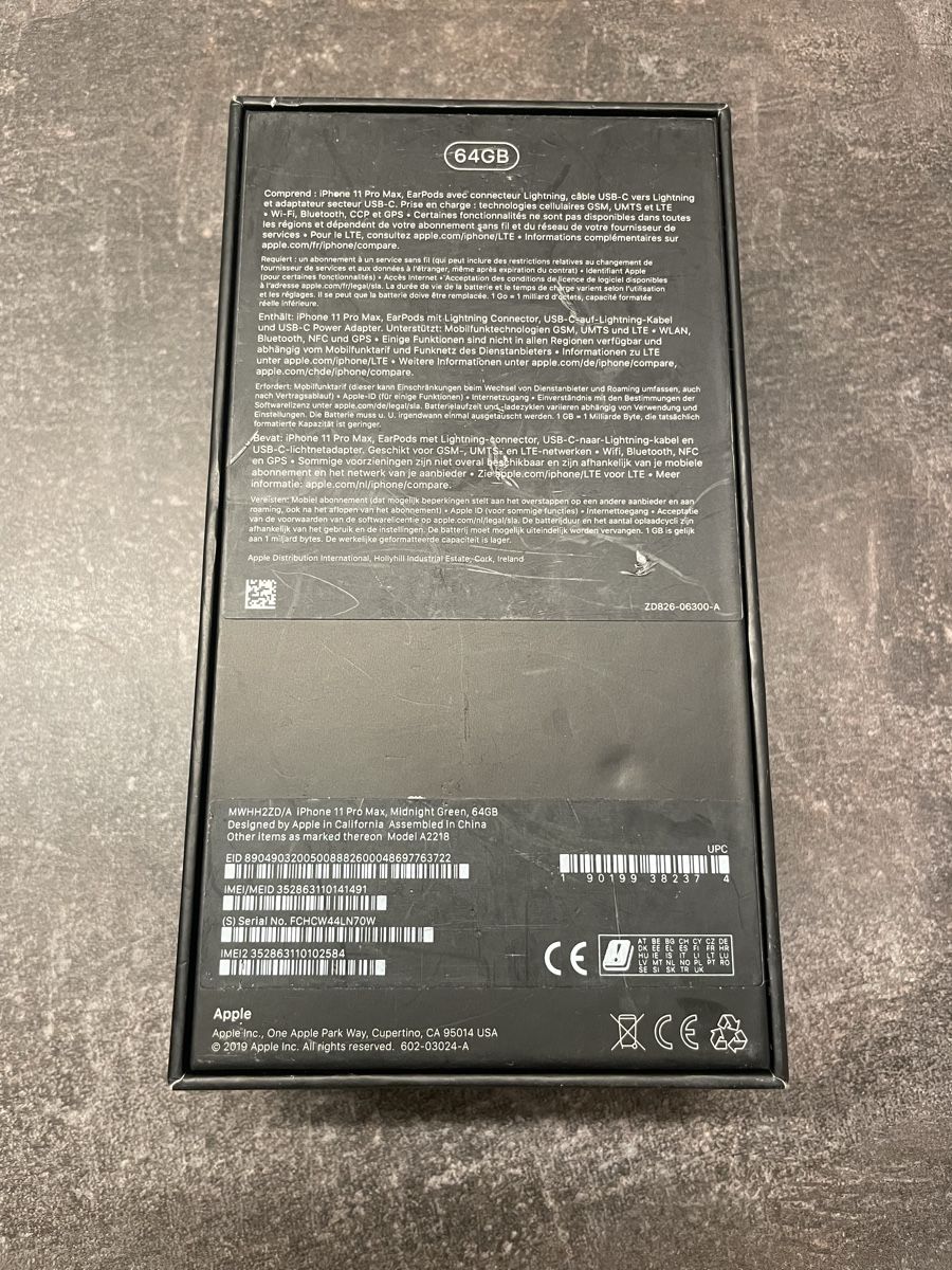 Apple Telefoni cellulari / Smartphones: Zubehör zu iPhone 11 Pro Max Midnight Green – Usato da Wettingen venduto da Serk
