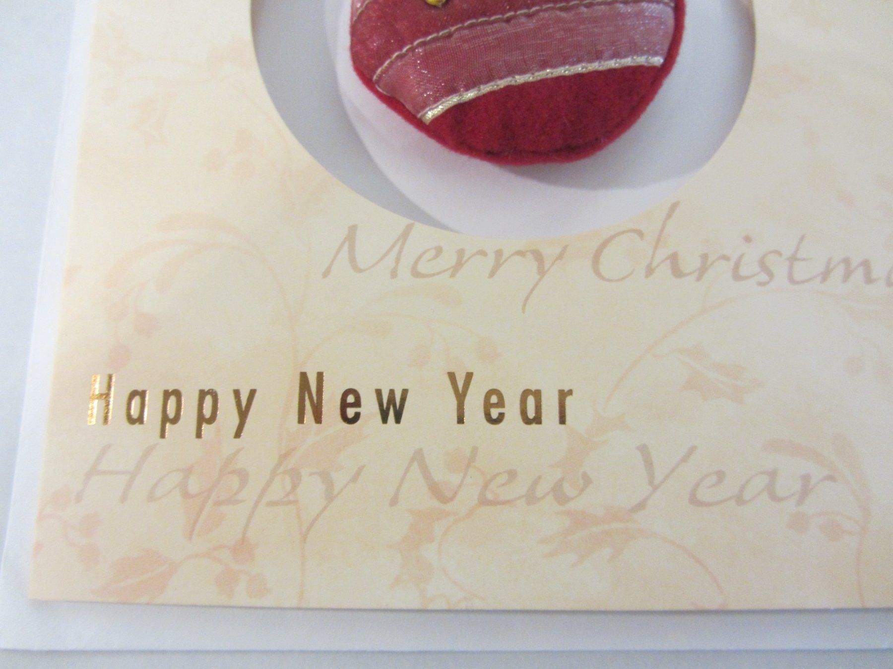 Cartes: 2 Stk. Weihnachtskarten mit Filzkugel – Neuf (Voir description) à Egliswil par chroetli22 4