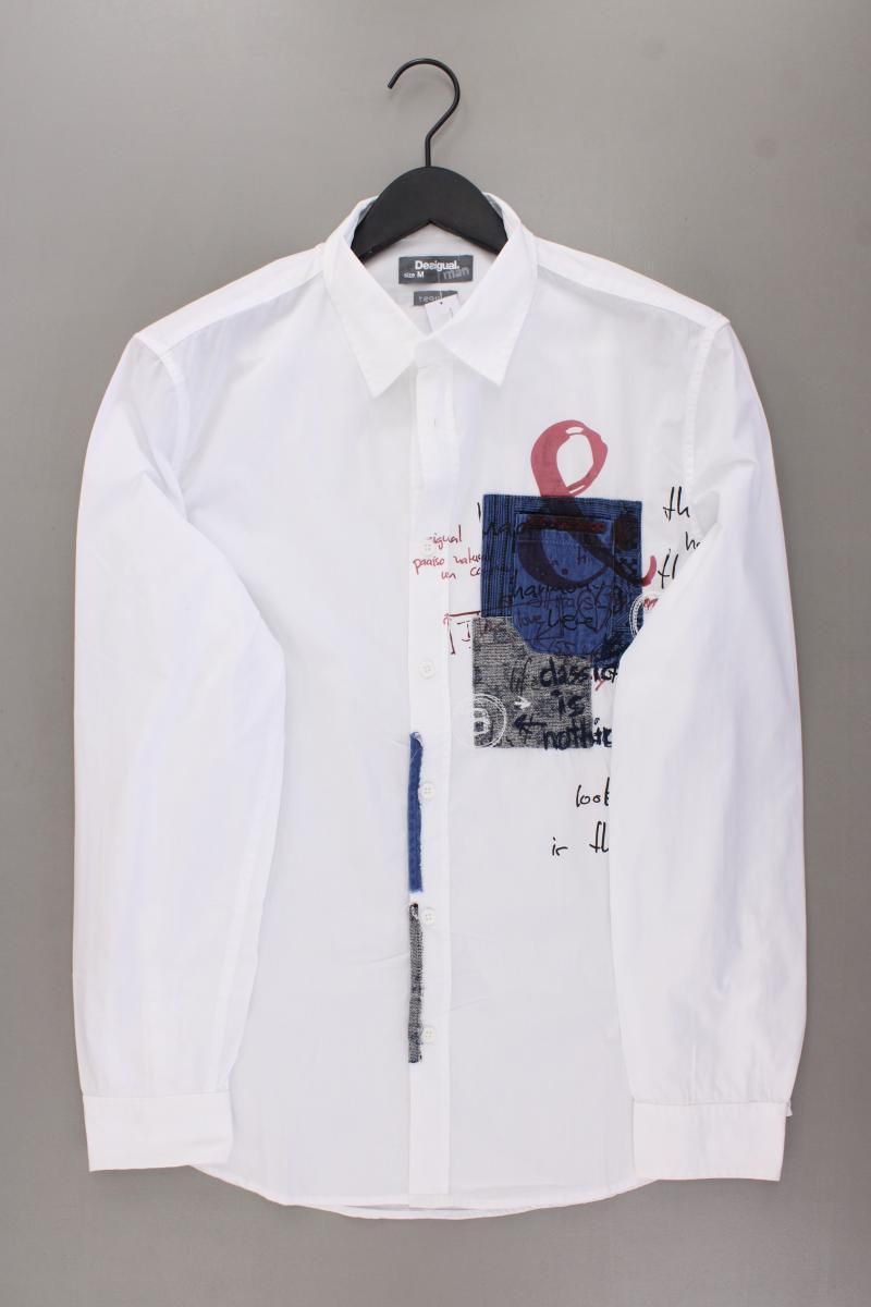 Chemises: Desigual Langarmhemd Gr. M weiß – D'occasion à Neustadt an der Waldnaab par SecondLifeFashion