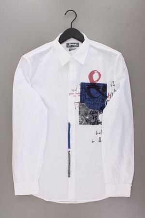 Desigual Langarmhemd Gr. M weiß