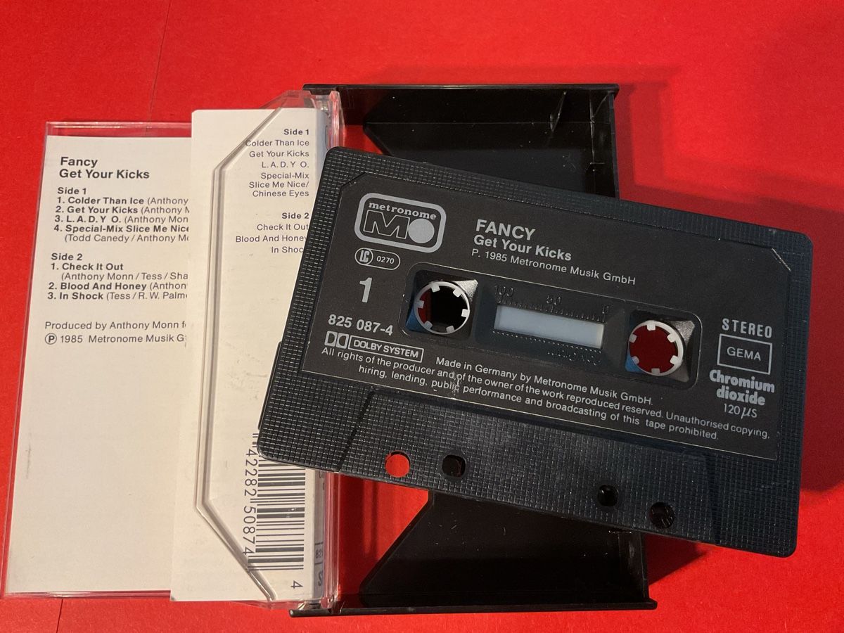 Musicassette: Fancy Get Your Kicks Kassette Chromdioxid Stereo1985 – Usato da Steinach venduto da Quarkie 1