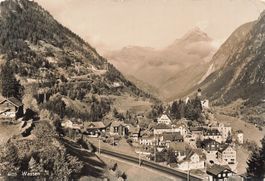Wassen (UR) – Dorf mit Gotthardbahn