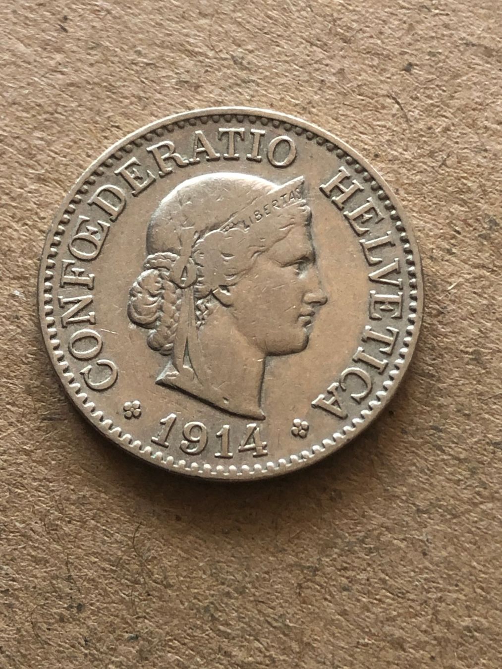 Toutes les monnaies: 10 Rp. 1914 – D'occasion à Schötz par Odpa