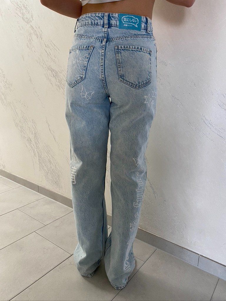 Tally Weijl Pantaloni: Coole Jeans mit Print – Usato da Fehraltorf venduto da luc_bv9r 1