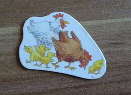 Kühlschrankmagnet Hühnerfamilie