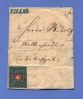 Rayon 15IIf auf Briefvorderseite von Zillis