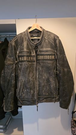 Harley Davidson Lederjacke, Top Zustand, Vintage XL😎🏍️ (50
