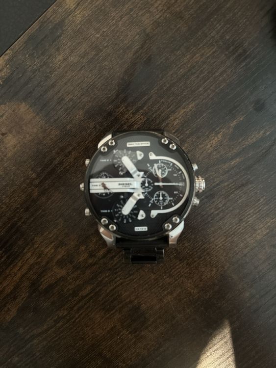Diesel Herrenuhr Big Daddy Chronograph Edelstahl 4