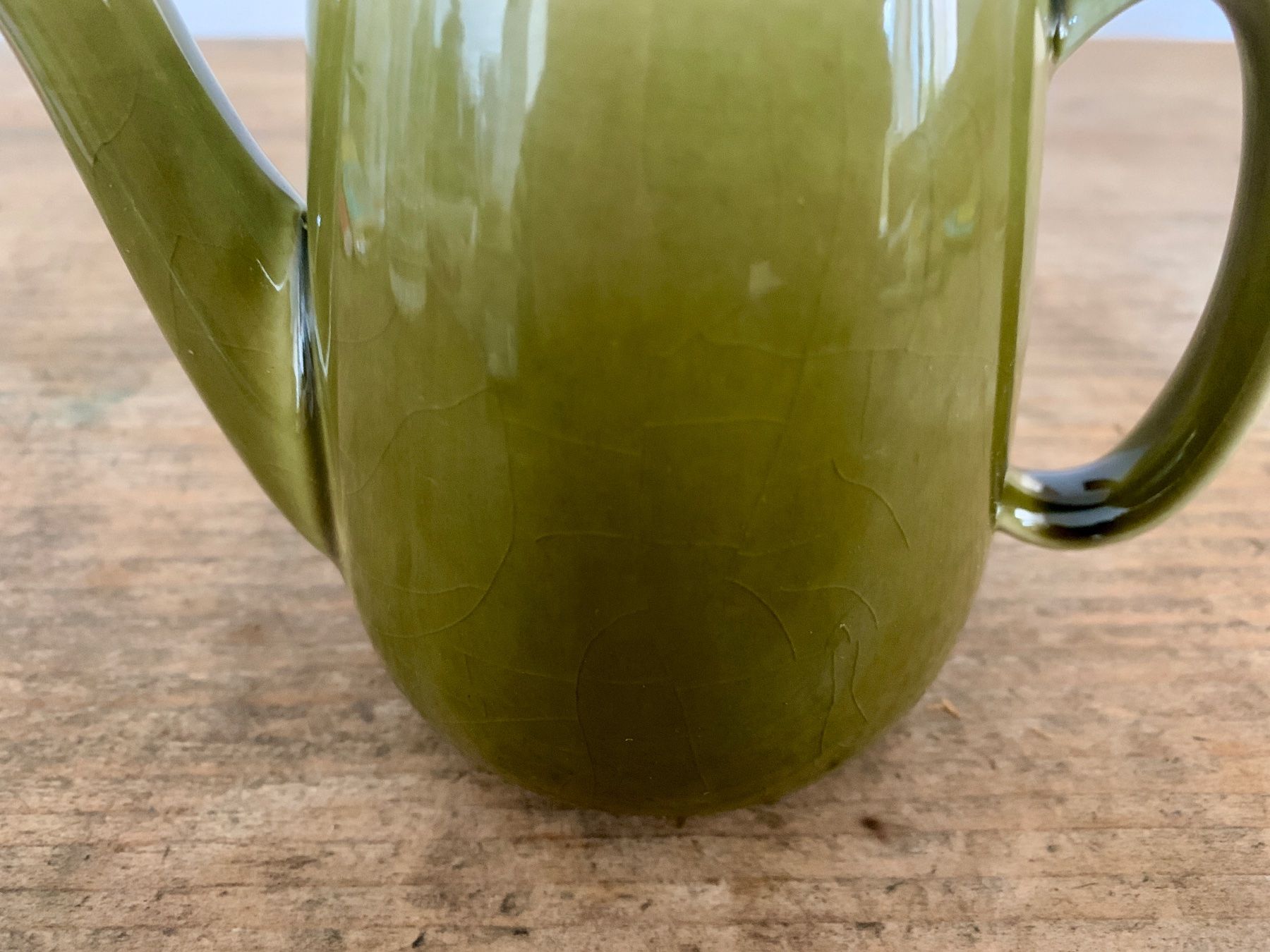 Teiere: Olivgrüne Kaffee- oder Teekanne / Kaffeekrug 0.35 l – Usato da Zürich venduto da Les_Zurichois 7