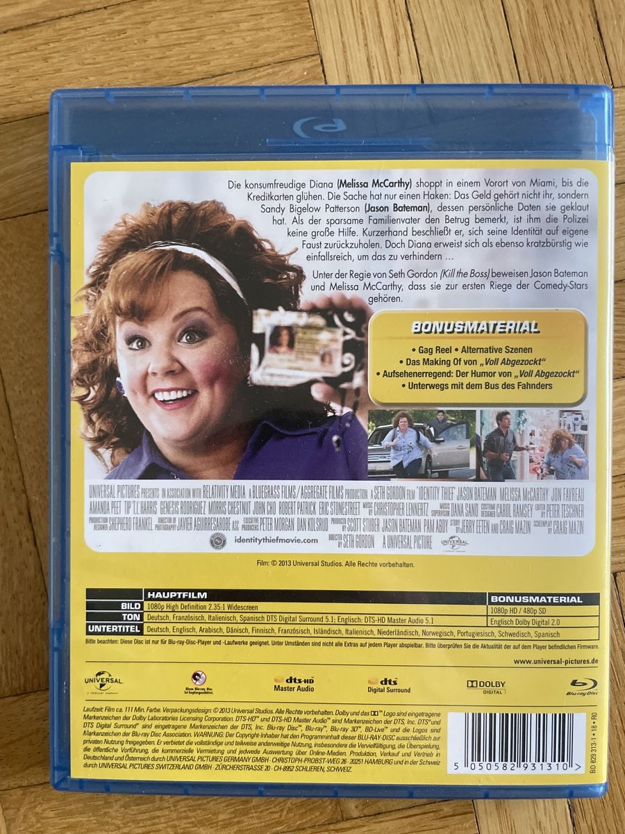 Tutti i DVDs: Blu-ray "Voll Abgezockt" mit Melissa McCarthy – Usato da Zürich venduto da Mr.Mauri83 1