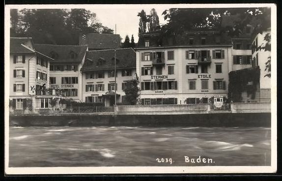 Cartoline postali: AK Baden, Hotel Sternen – Usato da Berlin venduto da bartko-reher