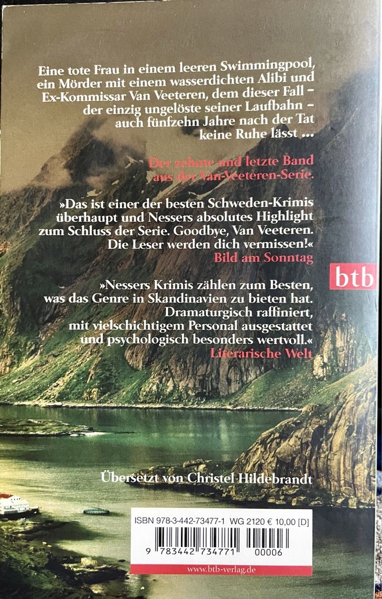 Bücher: SEIN LETZTER FALL - HÅKAN NESSER - TASCHENBUCH – Gebraucht aus Buchs AG von fischli610 1