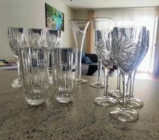 Kristall Gläser Set 15tlg guter Zustand
