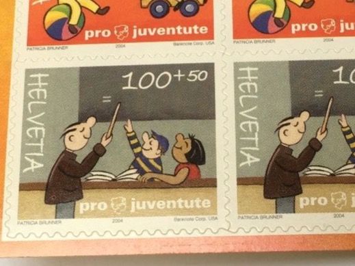 Tutti i francobolli: ABART Pro Juventute MH 2004 Postfrisch – Nuovo (secondo la descrizione) da Lumino venduto da Givo 1