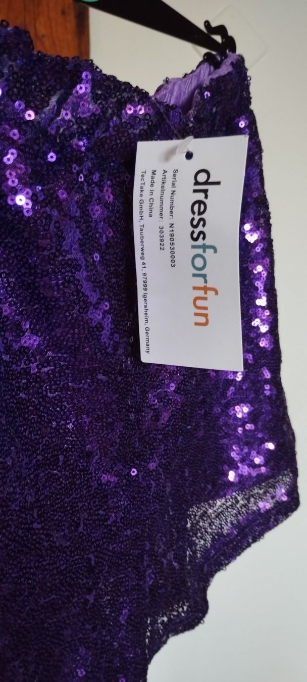 Pantalons: Short purple glitter – Neuf avec emballage d'origine à St-Aubin-Sauges par Sonia-Ka 2