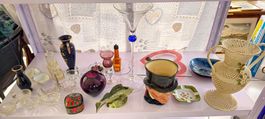 Diverse Glasartikel, Vasen, Salieren