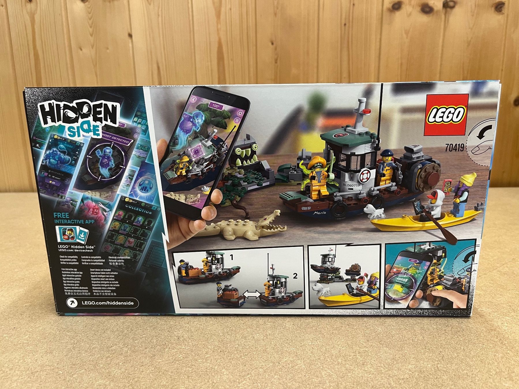 Lego Hidden Side City Barca Peschereccio Lego Hidden Side Lego Set