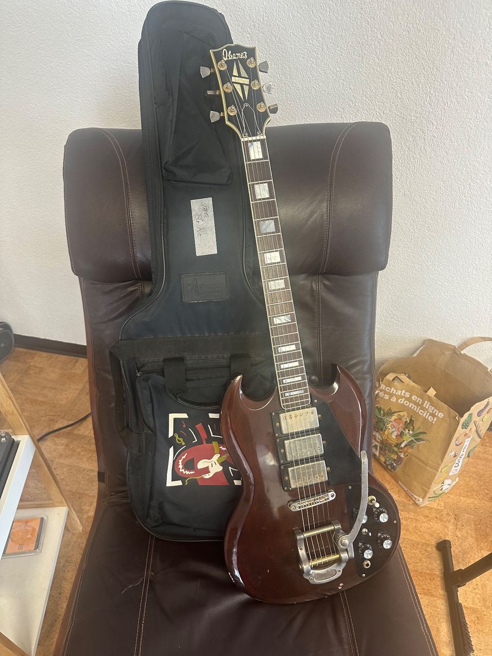Ibanez Strumenti musicali: Ibanez 3SG pre law area 70s – Usato da Tschierv venduto da Screamingwolfguitars 5