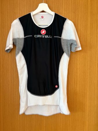 Castelli Rosso Corsa GORE Windstopper Baselayer Kurzarm L