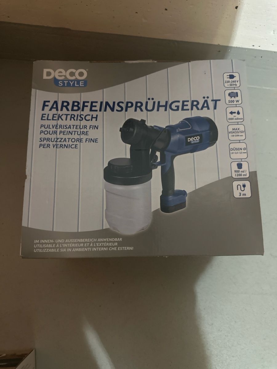 Alle Werkzeuge: Farbsprühgerät – Neu und originalverpackt aus Brüttisellen von MisterMinister25