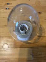 Lampenfuss Glas  Keramikfassung gebraucht